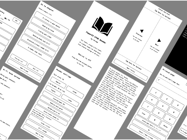 PaperS3 EPUB Reader project image
