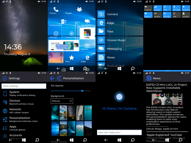 Windows 10 Mobile ESP32 project image